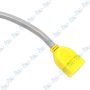 🔌 Câble Extension USB 2.0 5m Gris Jaune – Rallonge USB Mâle/Femelle Haute Performance