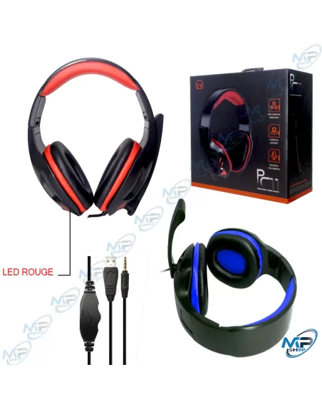 CASQUE  LED stéréo