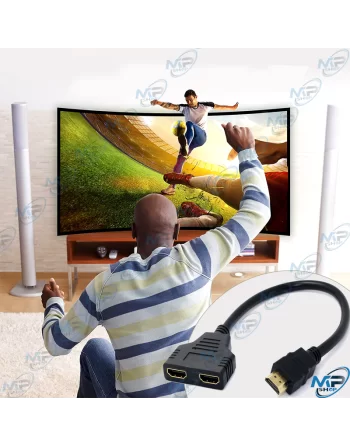 Adaptateur HDMI Mâle vers 2 HDMI Femelle - HIGH SPEED -