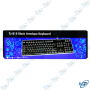 Clavier USB TJ-818 Noir AZERTY – Clavier Filaire Ergonomique avec Pavé Numérique