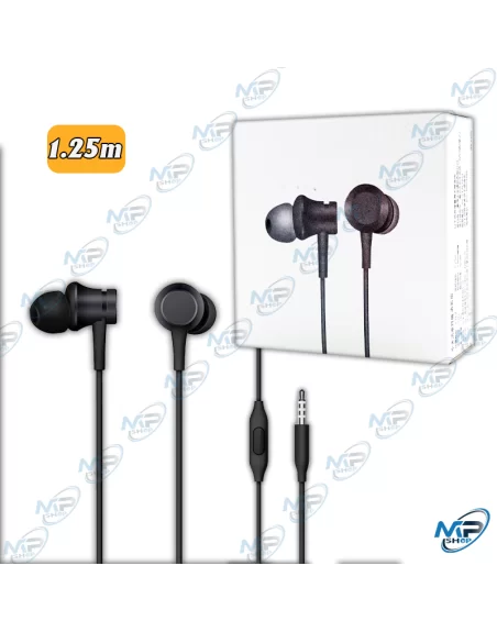 🔊Écouteurs Filaire Intra-Auriculaires 'Mi' | Son Profond & Jack 3,5 mm (1.25m)