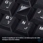 ⌨️ Autocollants Clavier Français & Arabe – Étiquettes AZERTY 48 Lettres Haute Résistance
