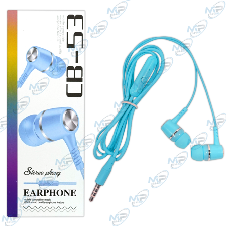 🎧Écouteurs Filaires CB-53 Hi-Fi Stéréo Bass avec Micro Jack 3.5 mm