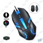 🖱️ Souris filaire USB ergonomique – Souris optique haute précision pour PC et laptop