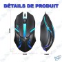 🖱️ Souris filaire USB ergonomique – Souris optique haute précision pour PC et laptop