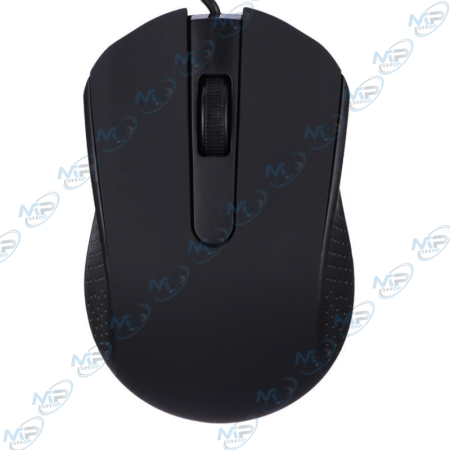 🖱️ Souris filaire USB noire ergonomique – Souris optique précise pour PC et ordinateur portable