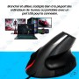 🖱️ Souris verticale ergonomique filaire USB – Souris optique anti-fatigue avec DPI réglable pour PC