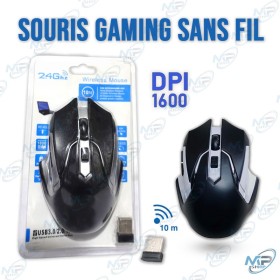 🖱️ Souris sans fil 2.4GHz DPI 1600 – Souris wireless USB ergonomique avec portée 10m pour PC et laptop