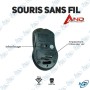 🖱️ Souris sans fil AND Technology AND-1315 – Souris wireless 2.4GHz USB ergonomique avec DPI réglable