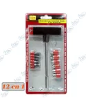 🛠️Kit Tournevis 12-en-1 Poignée T | Embouts et Douilles de Précision