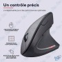 🖱️ Souris sans fil USB ergonomique – Souris wireless 2.4GHz design moderne avec nano récepteur