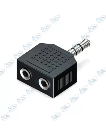 Adaptateur Double Jack 3.5 femelle vers Jack STEREO