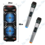🔊 Haut-Parleur Bluetooth GY-8809 – Enceinte Karaoke Puissante avec Double Micro, LED, USB, FM & Télécommande