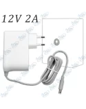 🔌Chargeur Mural 12V 2A Blanc Élégant | Alimentation Stable et Compacte