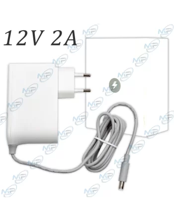 🔌Chargeur Mural 12V 2A Blanc Élégant | Alimentation Stable et Compacte