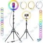 Ring Light RGB MJ30 30cm avec Trépied Réglable