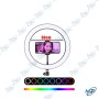 Ring Light RGB MJ30 30cm avec Trépied Réglable