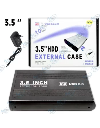 💾Boîtier Externe 3.5" HDD SATA | Aluminium | USB 2.0/3.0 | 10 To Max