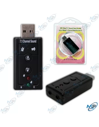 🔊Adaptateur Carte Son Externe USB 7.1 Virtuel pour PC/Casque