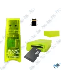 💾Lecteur Carte MicroSD/TF USB 2.0 Néon | Transfert Rapide PC/Mac