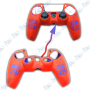 🎮 Coque Silicone Manette PS5 Antidérapante – Protection DualSense Style Football (Real Madrid / FC Barcelone)