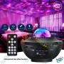 🌌Projecteur Ciel Étoilé LED Starry Projector Light avec Télécommande – Lampe Galaxy Multicolore Bluetooth