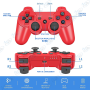 🎮 Manette PS3 Sans Fil DoubleShock – Bluetooth Rechargeable avec Câble USB (1M)