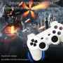 🎮 Manette PS3 Sans Fil DoubleShock – Bluetooth Rechargeable avec Câble USB (1M)