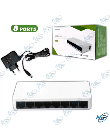 SWITCHEUR RESEAUX 8 PORTS