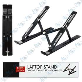 💻 Support PC Portable Pliable Réglable – Stand Laptop Léger Antidérapant (3 Couleurs)