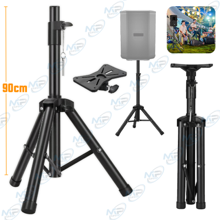 🔊 Trépied Réglable 90cm pour Enceinte & Projecteur – Support Universel Stable et Pliable