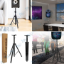 🔊 Trépied Réglable 160cm pour Enceinte & Projecteur – Support Universel Robuste et Pliable