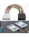 CaBLE D'ALIMENTATION SATA DOUBLE