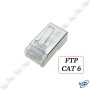 🔌 Connecteur RJ45 FTP Cat6 blindé – Fiche Ethernet métallique haute performance