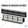 🔌 Panneau de Brassage 48 Ports RJ45 Cat6 – Patch Panel 19" Rack Réseau