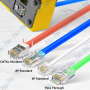 🛠️ Pince à Sertir RJ45 / RJ11 Professionnelle – Outil Réseau Multifonction avec Coupe et Dénudage
