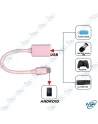 CABLE OTG usb vers micro usb 15cm