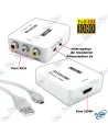 🔌Convertisseur HDMI vers RCA Full HD 1080p avec alimentation USB