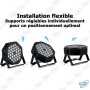 💡 Mini Projecteur LED Flat 36 LEDs RGB – Éclairage Scénique avec Télécommande