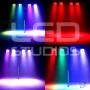💡 Mini Projecteur LED Flat 36 LEDs RGB – Éclairage Scénique avec Télécommande
