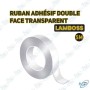 🛠️ Ruban Adhésif Double Face Transparent LAMBOSS 5M – Nano Tape Ultra Résistant et Réutilisable