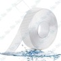 🛠️ Ruban Adhésif Double Face Transparent LAMBOSS 5M – Nano Tape Ultra Résistant et Réutilisable