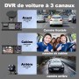 Caméra Embarquée DVR Voiture 3 Objectifs HD