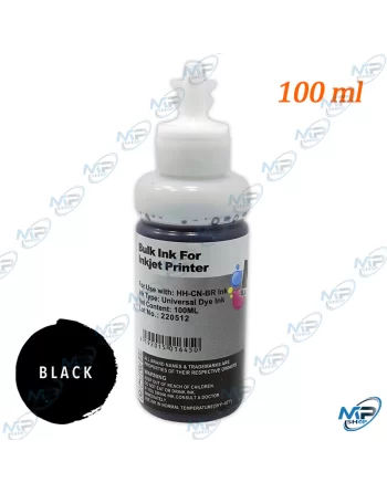 🎨Encre Noire Universelle 100ml pour Imprimante Jet d'Encre - Recharge Facile et Économique