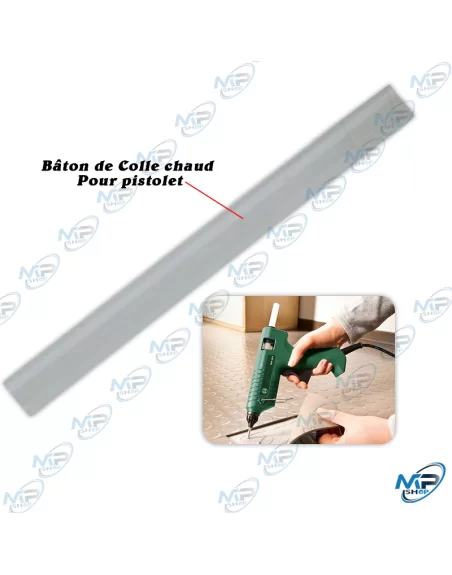 2 BaTONS DE COLLE TRANSPARENT 11MM