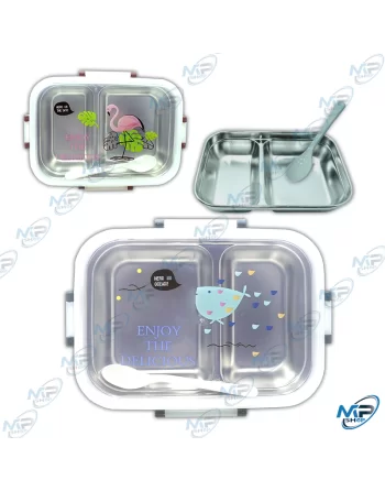 🤩Mini Lunch Box Inox 2 Compartiments | Boîte Repas Compacte & Durable
