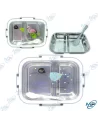 🤩Mini Lunch Box Inox 2 Compartiments | Boîte Repas Compacte & Durable