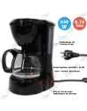 ☕Cafetière Filtre Électrique 650W - 6 Tasses (0,75L) - Compacte & Rapide