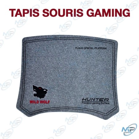 🖱️ Tapis de Souris Gaming Wild Wolf Hunter – Surface Haute Précision Antidérapante pour Gamer PC & Laptop