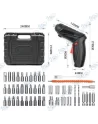 🛠️Visseuse Sans Fil 46-en-1 | Rechargement USB | Kit Embouts Pro